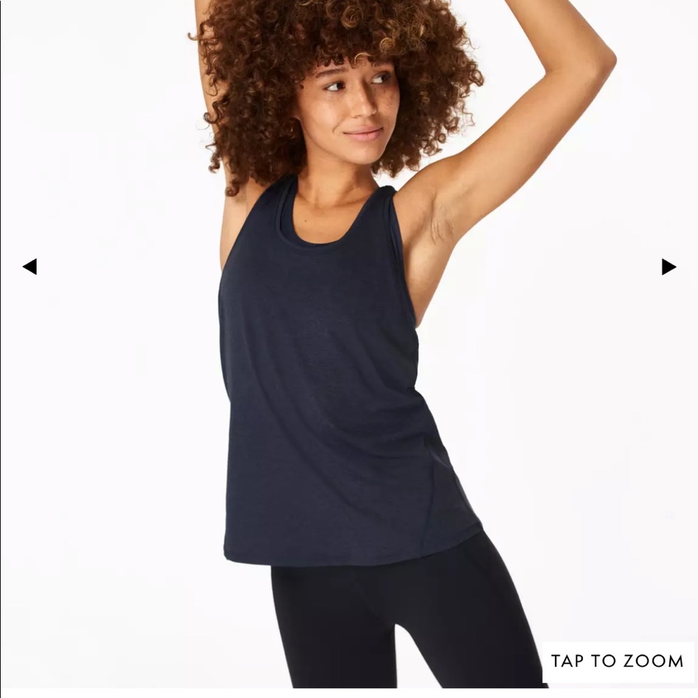 NWT Sweaty Betty energise tank, blue, xxs